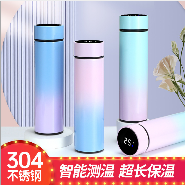 Insulation Cup Intelligent Thermometry Child Temperature Display Water Glass Stainless lovers Creative Business Gift Custom LOGO