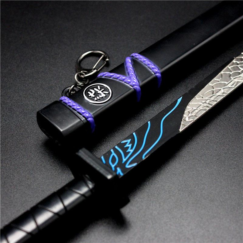 Assassin Wood 67 Soldiers With Large Blade Magic Knife one thousand Blades Scissors Weapon 567 Cartoon Metal Model Toys COS Plum Blossom