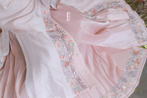 (Zhilantine) 2021 Summer melon Melon 100 Rosepleated Skirt Mafacial Han Fu and Song System