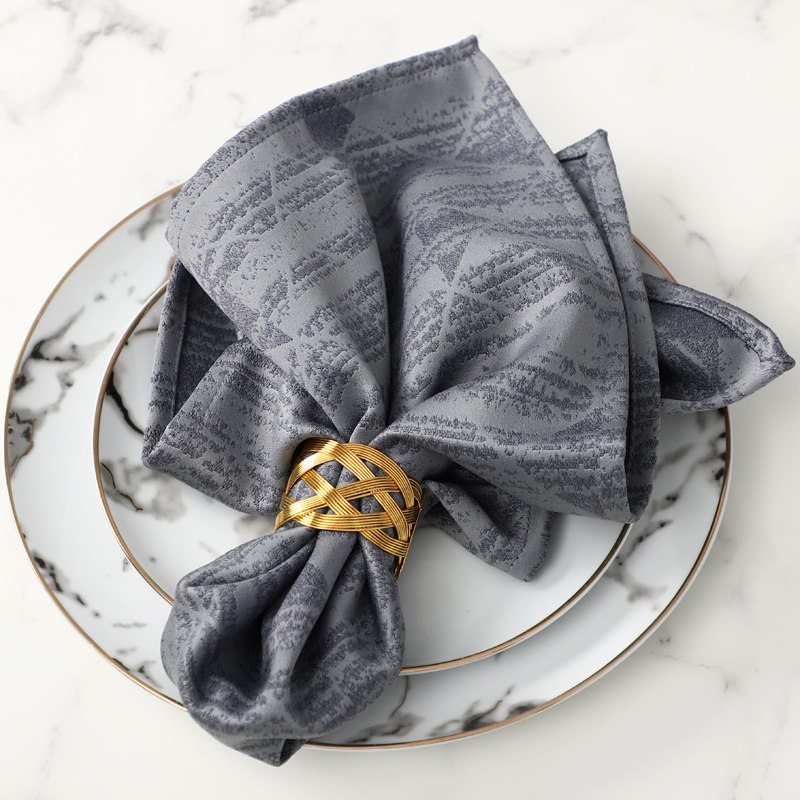 Dream Lover's napkin Napkin Button Ring Nordic Hotel Western Dining Cloth Napkins Cloths bouquet Fancy Dining Room Decorum