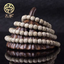  Original ecological star and moon Bodhi 108 hand strings straight barrel plain beads necklace High density first month Buddha beads men and women rosary bracelet