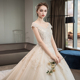 Sen nặng Pháp váy cưới khí siêu cổ tích 2020 mới cô dâu cho thấy giấc mơ kéo mỏng tòa đuôi cô gái mùa hè