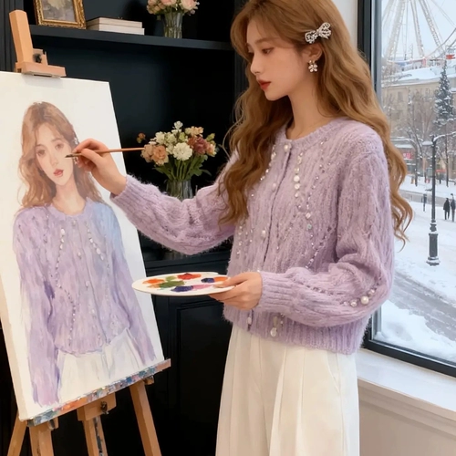 Ретро трикотажный демисезонный свитер, утепленный лонгслив, премиум класс