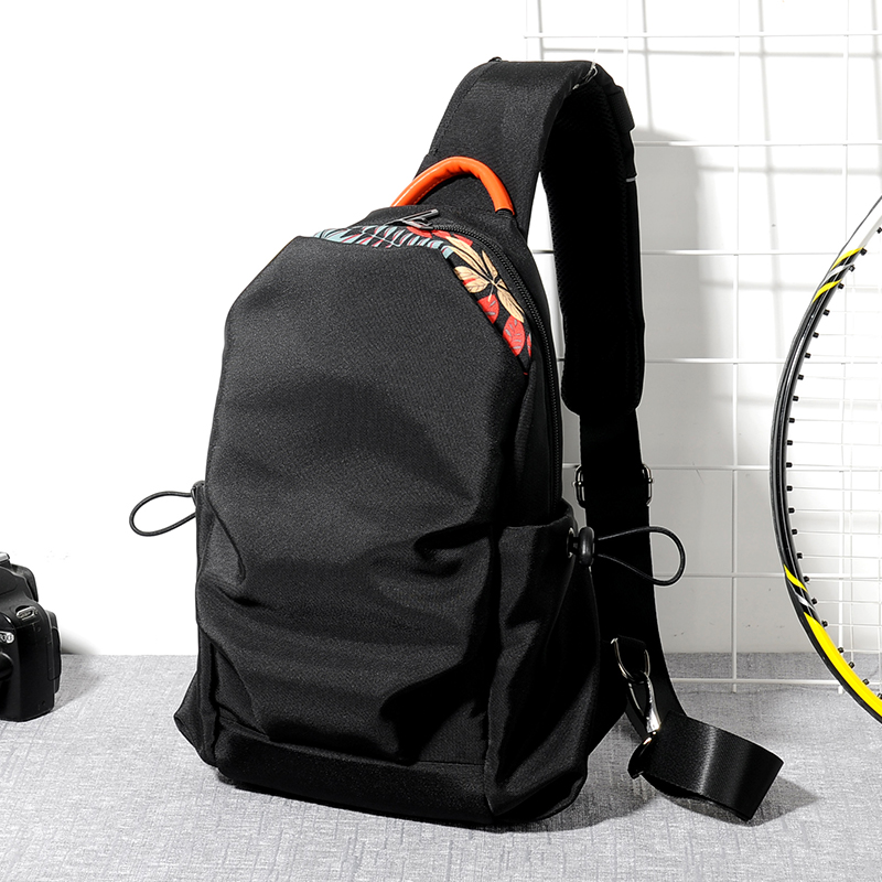 Men's Chest Bag One Shoulder Messenger Bag Tide Brand Messenger Backpack Casual Summer Large Capacity Multifunctional Messenger Men's Bag