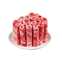 Jinjuxian original cut lamb rolls 150g*10 packs of fat lamb rolls 3 pounds small pure lamb rolls 1500g hot pot ingredients