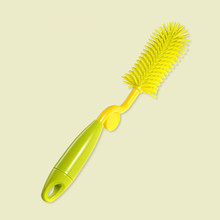 硅胶奶瓶刷360度旋转婴儿奶嘴刷