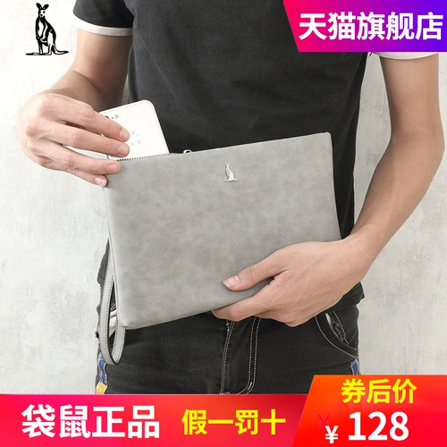 Кенгуру, мужская маленькая сумка клатч, сумка с петлей на руку, 2018, новая коллекция, 2019