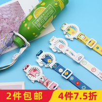 Water bottle crossbody lanyard beverage bottle strap rope portable back water cup kettle rope buckle mineral water bottle buckle strap