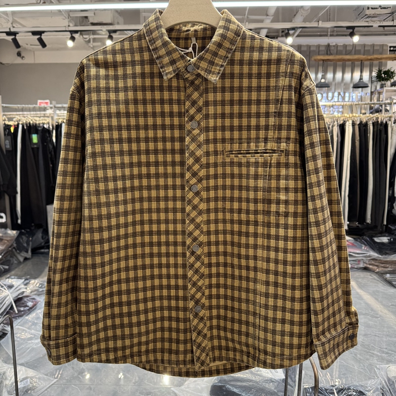 Physical Goods ~ Japanese Retro! Plaid Shirt! Low-Key and Understated! Autumn Loose Casual Versatile Shirt Jacket Physical Goods ~ Japanese Retro! Plaid Shirt! Low-Key and Understated! Autumn Loose Casual Versatile Shirt Jacket
