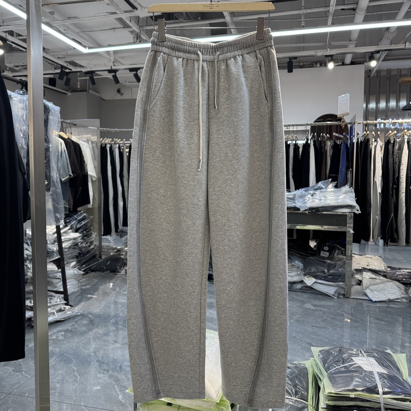 实体~26 Early Autumn Hot-Selling Men's Casual Pants Fashionable Versatile Loose Slightly Curved Long Pants Stylish Men's Pants 237