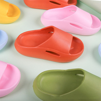 2022 new children slippers Summer EVA Shit Sensation Light Soft-bottom Non-slip Comfort Pure Color Mid-Toddles