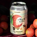 熊猫精酿荔枝果啤330ml*6罐  劵后16.8元包邮