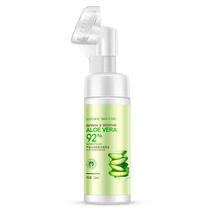 Poquanya Aloe Vera Hydrating Massage Cleansing Foam Hydrating Moisturizing Gentle Care Deep Cleansing Facial Cleanser