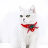 Милая трикотажная клубника, слюнявчик, шарф, нагрудник, аксессуар, домашний питомец, кот