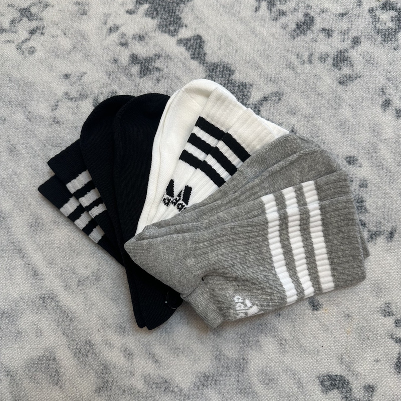 Adidas Men's Socks Women's Socks Breathable Knitted Socks Sports Socks H62015Hc9553Ic1323 Adidas Men's Socks Women's Socks Breathable Knitted Socks Sports Socks H62015Hc9553Ic1323