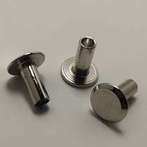 Helmet rivet manufacturers a large number of spot supply flat cone 4*10 bags nail 4*9 nickel-plated semi-hollow rivets