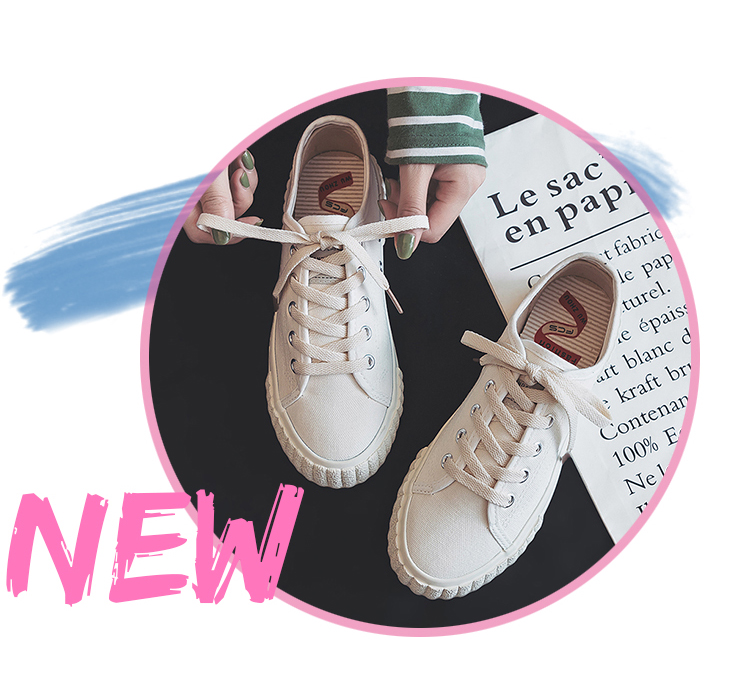 Giày cotton cổ điển nữ mùa đông 2018 mới hoang dã Giày vải Hàn Quốc siêu lửa khói giày mùa thu sinh viên giày thể thao nữ chính hãng
