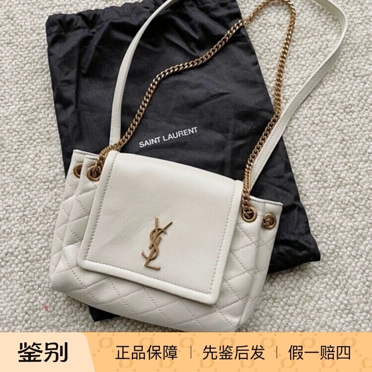 【Kkkk】In-Stock in China Saint Laurent Ysl Nolita Quilted Lambskin Chain Shoulder Crossbody Bag