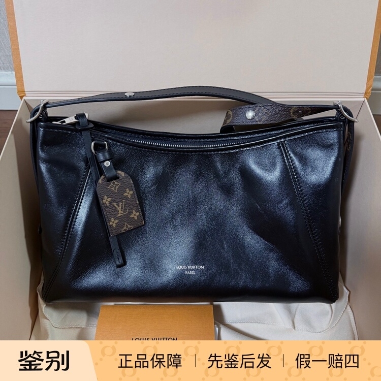 【Kkkk】Lv Louis Vuitton Carryall East West Black Warrior Silver Hardware Shoulder Bag 【Kkkk】Lv Louis Vuitton Carryall East West Black Warrior Silver Hardware Shoulder Bag