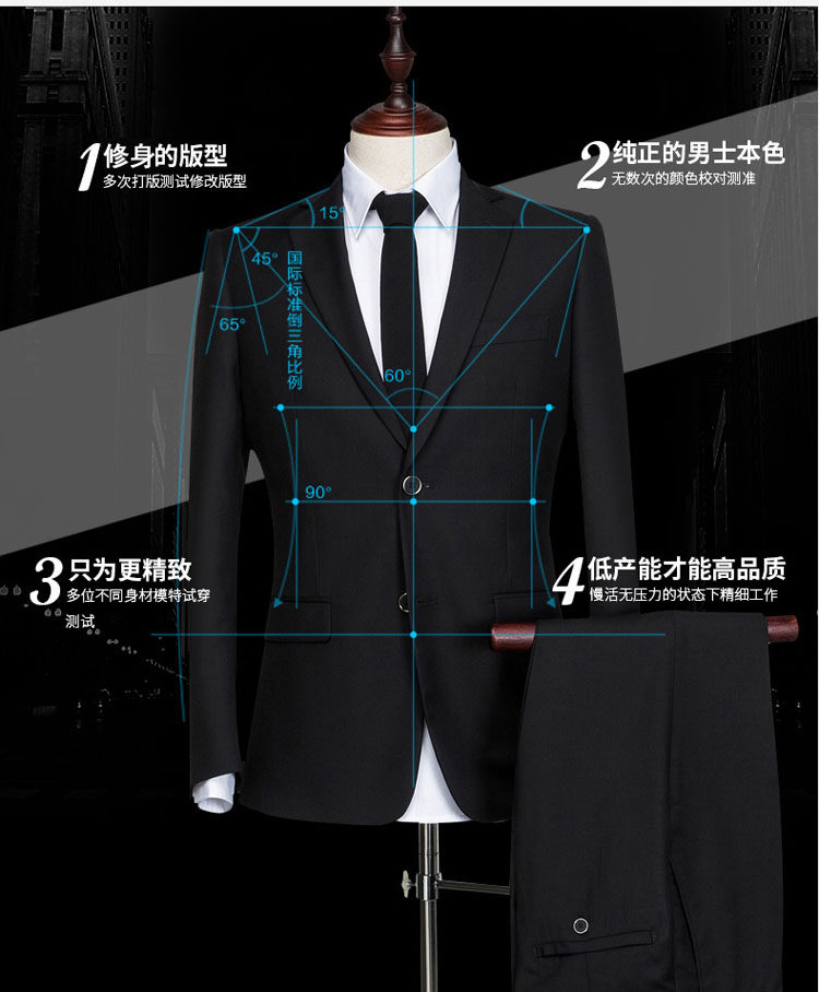 Costume homme en polyester pour Quatre saisons - Ref 1552209 Image 6