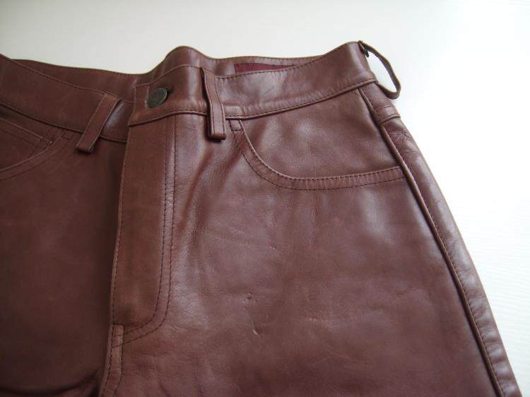 Pantalon cuir homme Première couche de cuir - Ref 1491938 Image 15