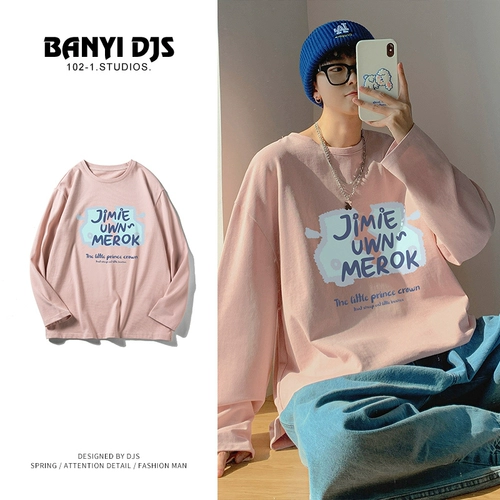 Летняя хлопковая японская футболка с коротким рукавом для школьников, круглый воротник, большой размер