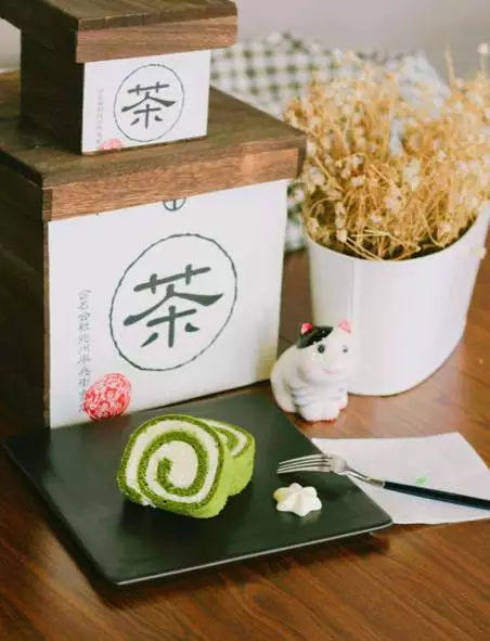 长春这家抹茶店的冰淇淋颜值高到