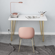  Nordic simple solid wood bedroom desk Antique desk and chair Home computer desk Designer writing desk 1 2 meters