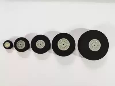 Model aircraft wheels, sponge wheels, tires, aircraft wheels, aircraft tires, aircraft tires, landing gear