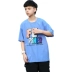 Jodie Dana Boys Summer T-shirt 2020 New Summer Hàn Quốc 13 tuổi cậu bé 16 tuổi ngắn tay áo mỏng - Áo thun Áo thun