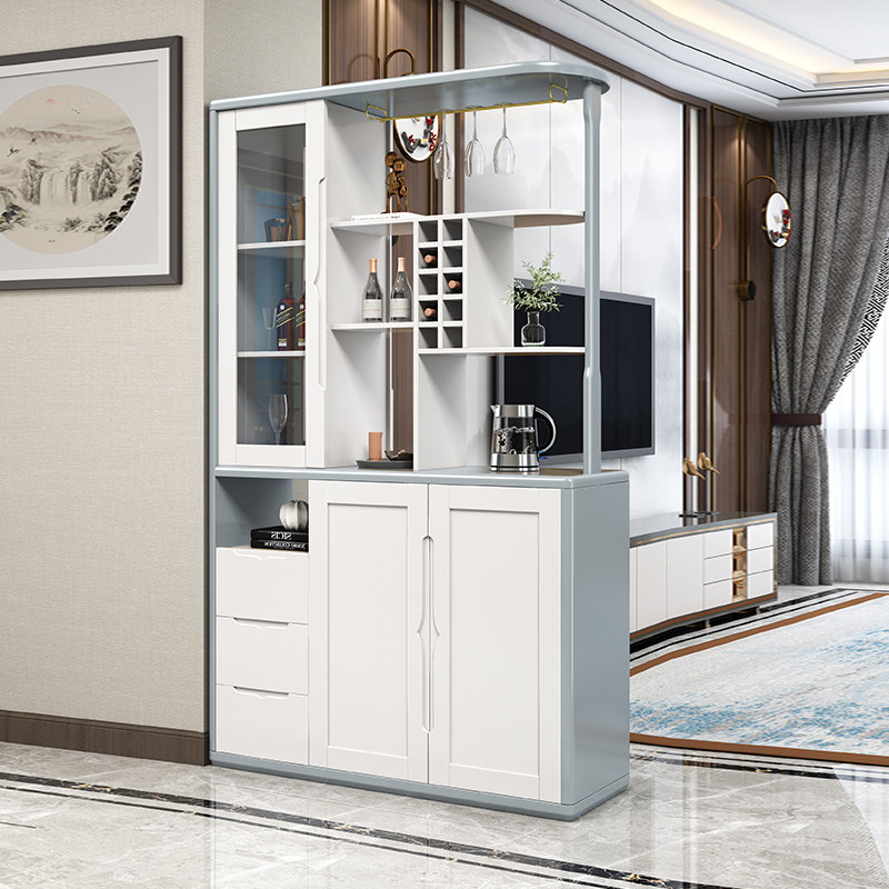 Living room entrance screen small apartment hall cabinet double-sided entrance cabinet shoe cabinet integrated home door partition cabinet