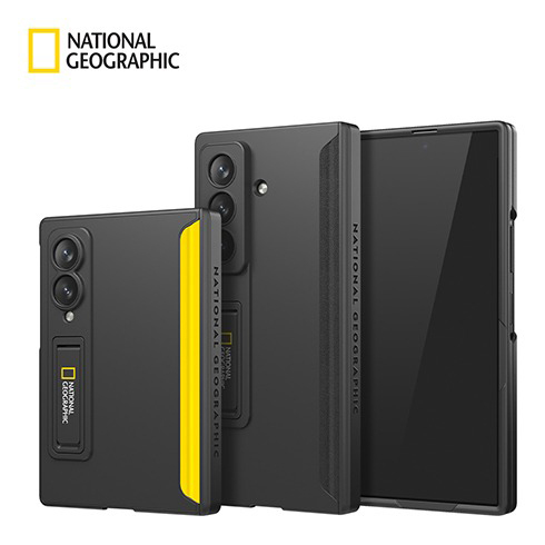 National Geographic Official Case for Samsung Z Fold8, Wide-Screen Full-Cover Hinge Z Fold 8 Ultra Protective Case, Ultra-Thin Protective Case with Integrated Stand, Stylish Business Casual High-End