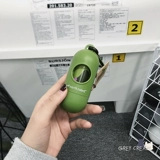 Серый кремовый прилив Прилив Шерри Фа Дог Тедди Собака Ходьба, собирающие сумки, чтобы выбрать дерьмовые сумки