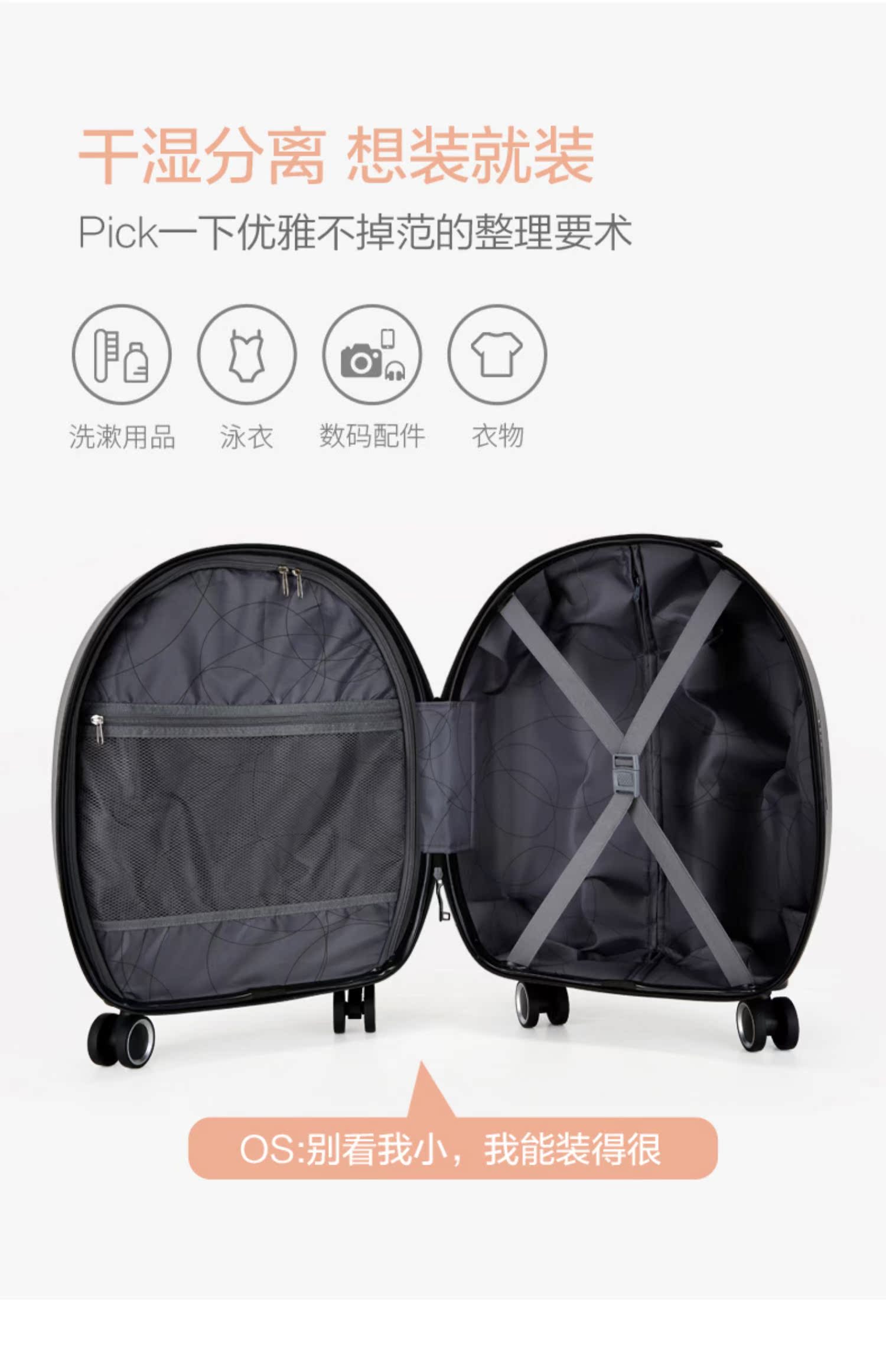 Lulu gấu vali nữ 20 inch nhỏ in lưới màu đỏ lên máy bay vali phổ quát bánh xe trường hợp ánh sáng xe đẩy trường hợp - Va li túi du lịch nữ