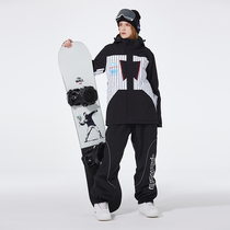 Speedpanda ski suit suit for men and women windproof and waterproof single-board and double-board warm ski clothes and pants
