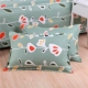 Gối vải cotton thô Một đôi gối bằng vải cotton cotton mùa hè gối vải mát mẻ 73 48cm không gối gối lông vũ