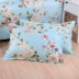 Gối vải cotton thô Một đôi gối bằng vải cotton cotton mùa hè gối vải mát mẻ 73 48cm không gối gối lông vũ Gối trường hợp