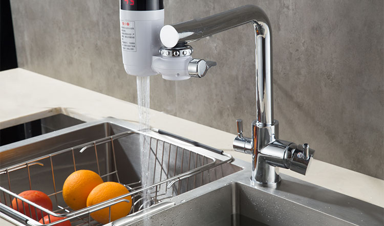 bình nóng lạnh rossi 15l Kết nối loại vòi điện, bếp nóng, sưởi ấm nhanh, nhiệt nhanh, vòi nóng có thể tháo rời, lắp đặt miễn phí giá máy nước nóng
