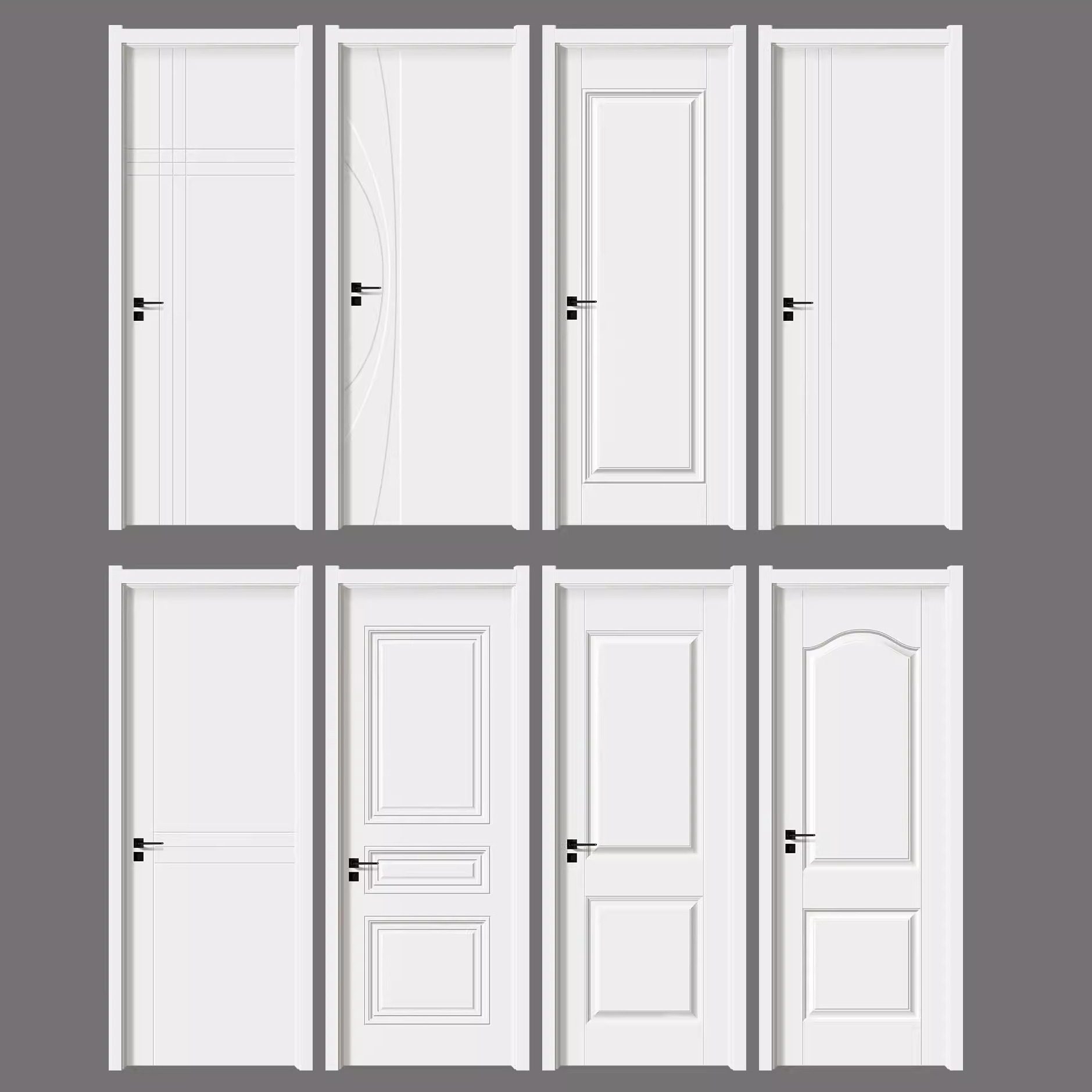 Home Bedroom Door, Wooden Door, Solid Wood Door, Paint-Free Door, Entry Door, Interior Door, Set Door, Room Door, Lacquered Door, Soundproof Door