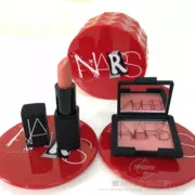 Quầy của Mỹ Nass NARS 18 Giáng sinh phiên bản giới hạn MONA + RITA kit / son môi ORGASM + má hồng - Blush / Cochineal