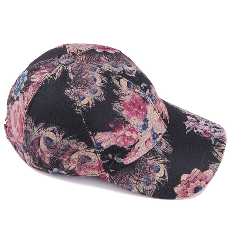 DYTOO high-end flower hat baseball cap men and women spring and summer sunscreen cap peaked cap sun hat Korean version of the tide