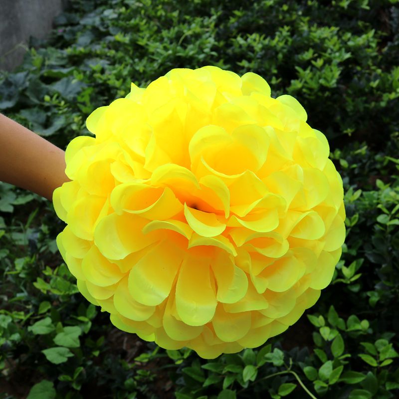 Hoa bóng cổ vũ tay hoa cặp nhảy múa hoa đỏ đầu hoa mẫu giáo đạo cụ biểu diễn múa vuông cổ tay vải hoa - Khiêu vũ / Thể dục nhịp điệu / Thể dục dụng cụ trang phục khiêu vũ bắt mắt