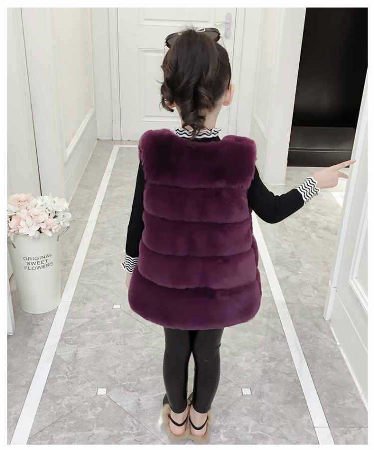 Áo vest nữ mùa thu đông 2018 trẻ em phiên bản Hàn Quốc áo len lông cừu mới cho bé áo khoác cho bé