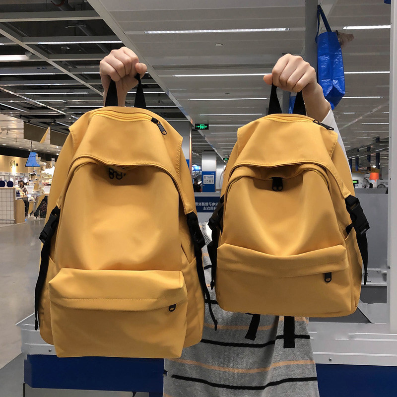 School Bag Han Edition Tide Card Original Juku Ulzzang Large Capacity Male And Female High School Students Wins double shoulder bag Shoulder Bag