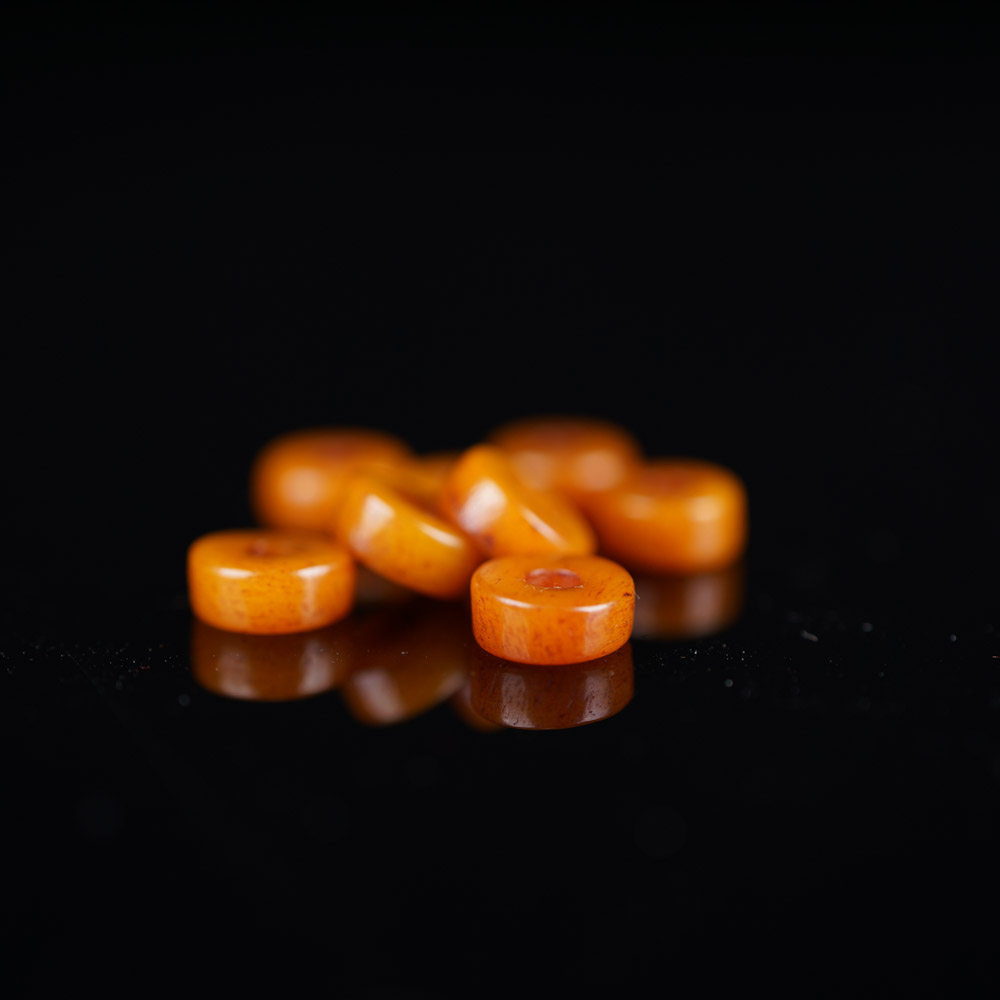 8*3mm spacer 6*3mm natural yak bone spacer spacer bead bracelet accessories Buddha bead bracelet