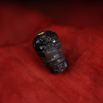 16mm dzi bead modified corpse Buddha forest main carving inlaid Buddha head three-way rudraksha bracelet accessories accessories