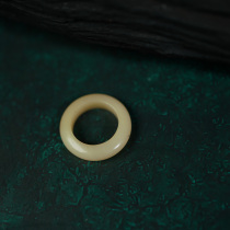 Tibetan oil-moistened yak bone safety buckle pendant pendant running ring characteristic ethnic style pendant pendant