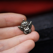 White Lima Copper Small Dapeng Bird Pendant Pendant Necklace Tiantie Style Simple Lima Copper Small Elements