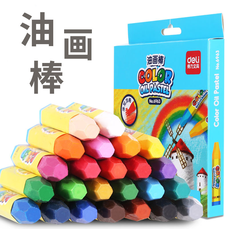 Able oil painting Rod Wax Pen 36 Color graffiti white Painting Kindergarten 2-3-year-old baby Colour Lpen washable