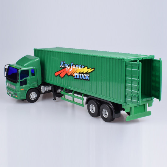 Lili engineering vehicle large container truck truck transport van van postal vehicle children's toy car model